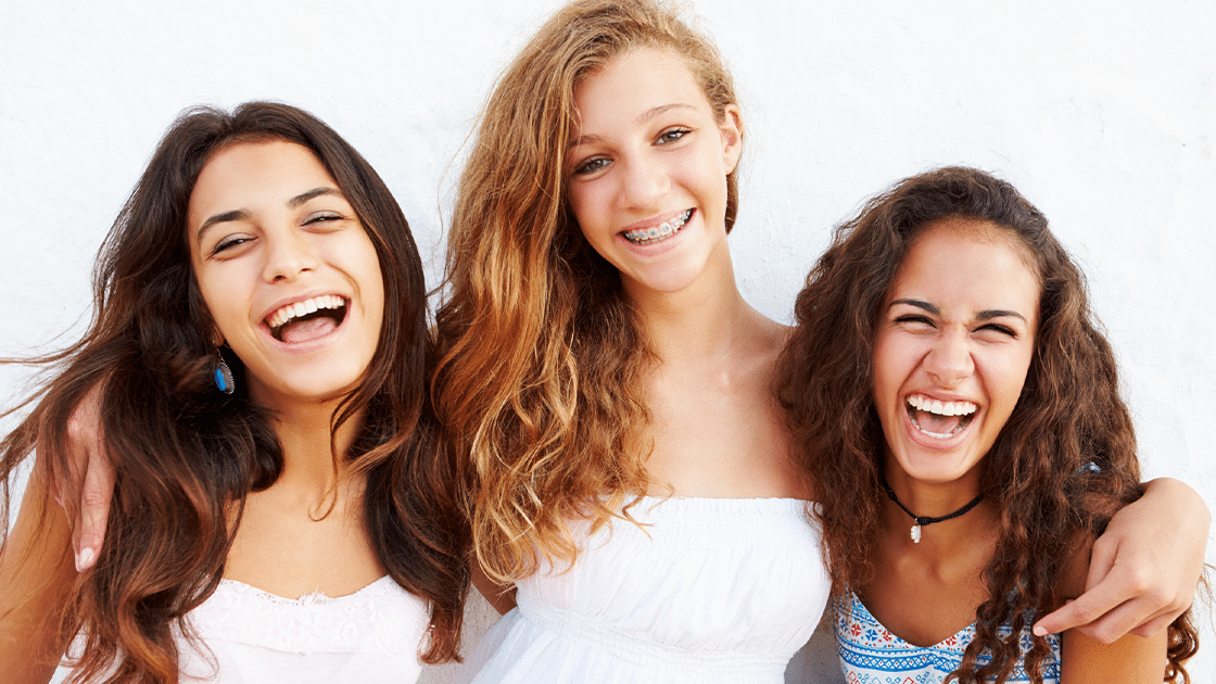 Teens Smiling